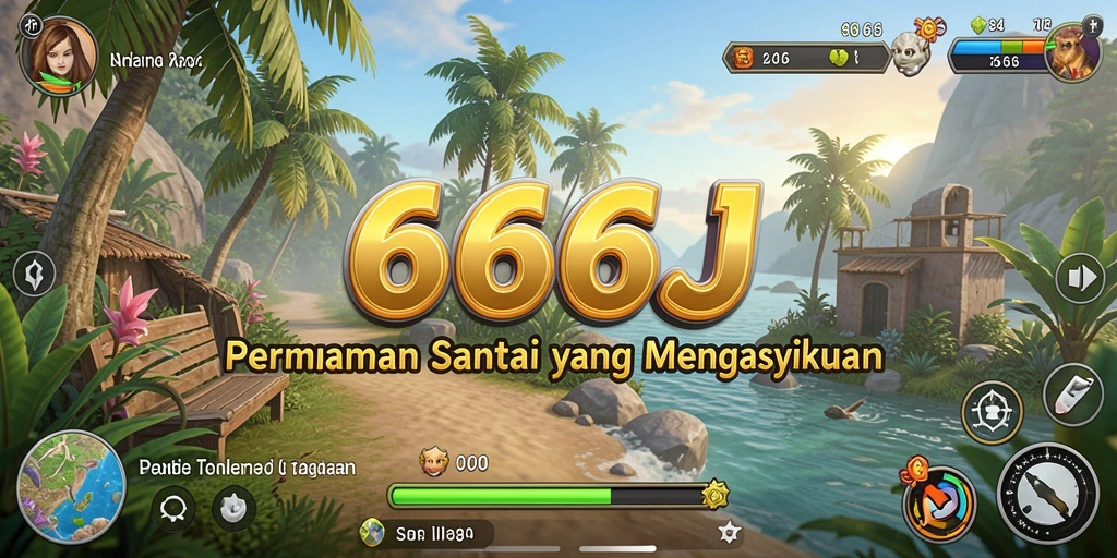 Screenshot utama 666J menampilkan gameplay yang seru dan mudah dimengerti.