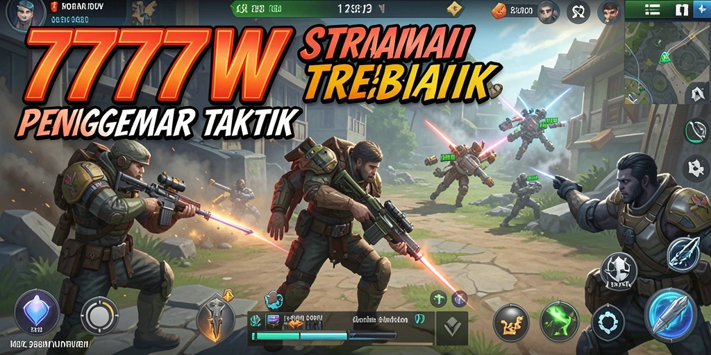 Tangkapan layar gameplay <strong>7777W</strong> yang menampilkan pertempuran strategi yang mendebarkan.