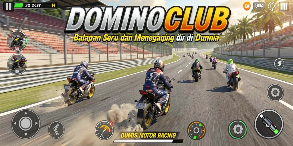 Tampilan gameplay seru dan grafis memukau dari DOMINOCLUB.