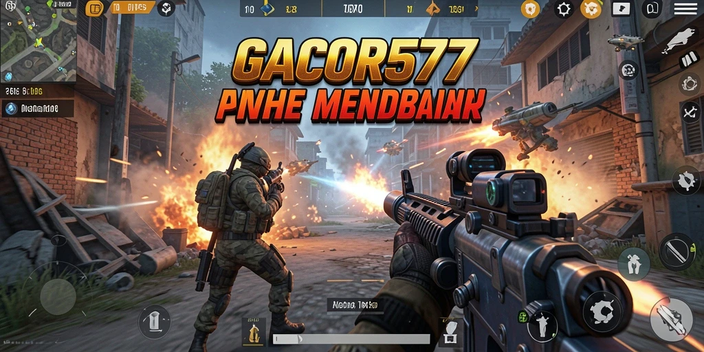 Screenshot gameplay GACOR577 yang menampilkan aksi seru dalam TPS.