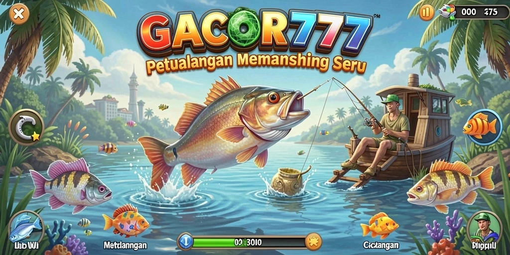 Tangkapan ikan besar dalam gameplay GACOR777.