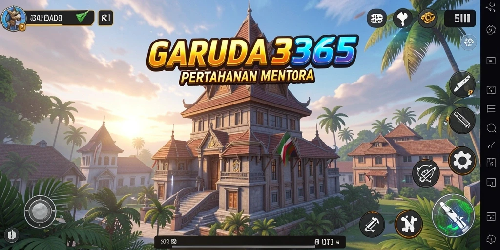Tampilan gameplay menarik dengan strategi pertahanan yang mendebarkan.
