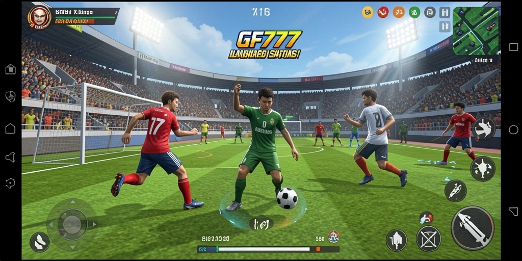 Screenshot GF777 menampilkan gameplay olahraga yang seru dan kompetitif.
