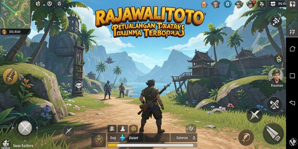 Tampilan gameplay seru RAJAWALITOTO dalam dunia Open World.